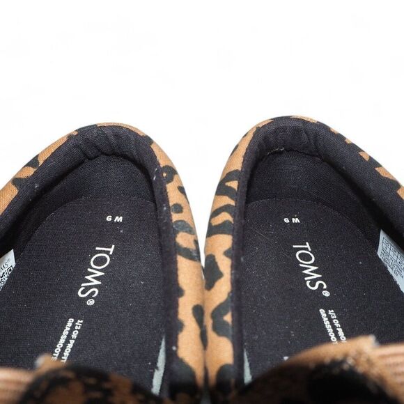 Toms Alpargata Fenix Slip-on Sneakers "Toffee Leopard Print" Women's 9 - Picture 11 of 11